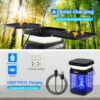 Solar-powered mosquito killer lamp