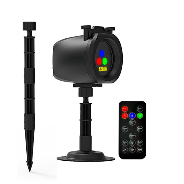 1 (5) Laser projection light, switchable between Halloween, Christmas, starry sky, and party themes