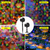 10 Laser projection light, switchable between Halloween, Christmas, starry sky, and party themes