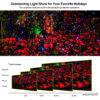 11 Laser projection lamp, red green blue outdoor courtyard garden atmosphere projection lamp