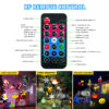 12 Christmas projection lights with remote control both indoors and outdoors, creating a festive atmosphere that covers major holidays throughout the year