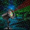 12 - 副本 Laser projection lamp, red green outdoor courtyard garden atmosphere projection lamp
