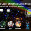 13 Laser projection lamp, red green blue outdoor courtyard garden atmosphere projection lamp