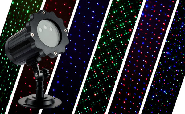 14 Laser projection lamp, red green blue outdoor courtyard garden atmosphere projection lamp