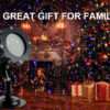15 Laser projection lamp, red green blue outdoor courtyard garden atmosphere projection lamp
