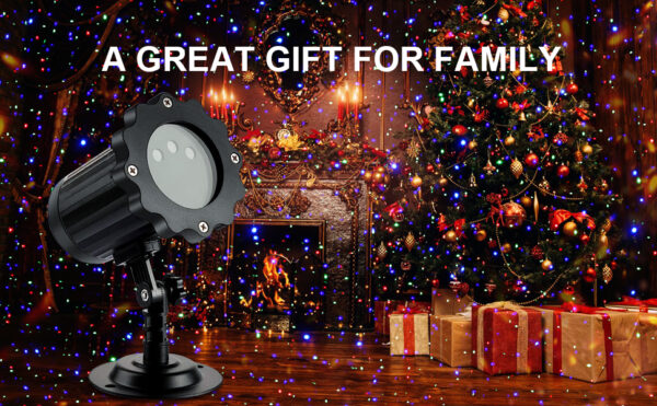 15 Laser projection lamp, red green blue outdoor courtyard garden atmosphere projection lamp