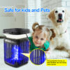 Solar-powered mosquito killer lamp