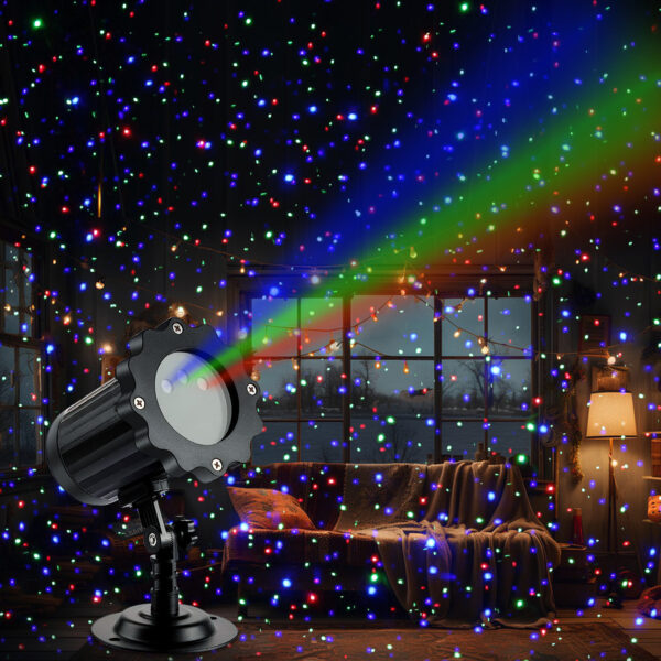 4 Laser projection lamp, red green blue outdoor courtyard garden atmosphere projection lamp