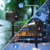 6 Laser projection light, switchable between Halloween, Christmas, starry sky, and party themes