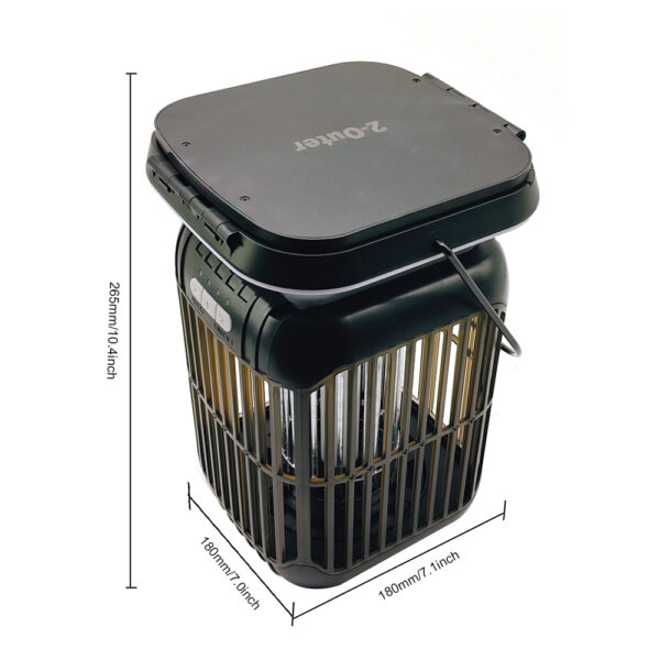 Solar-powered mosquito killer lamp