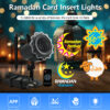 Ramadan Kareem LED projection light with interchangeable cards, mobile APP control, waterproof, safe energy-saving, high brightness for Muslim festival decor