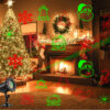 详情_02 Christmas lights Laser projection lamp, red green outdoor courtyard garden atmosphere projection lamp